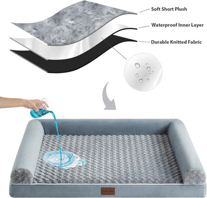 BFPETHOME Orthopedic Dog Bed for Large Dogs – Comfort and Durability
