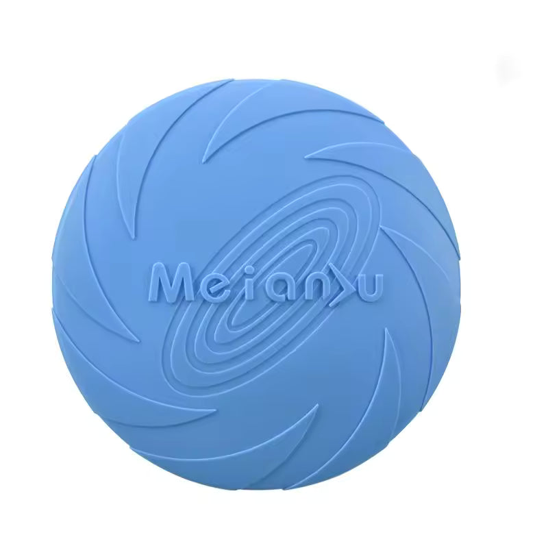 OUZEY Bite-Resistant Flying Disc for Dogs - Durable Outdoor Training Frisbee Toy