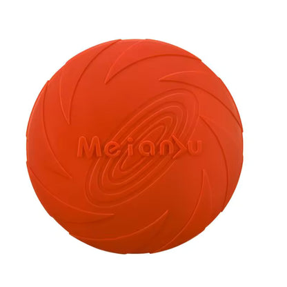 OUZEY Bite-Resistant Flying Disc for Dogs - Durable Outdoor Training Frisbee Toy
