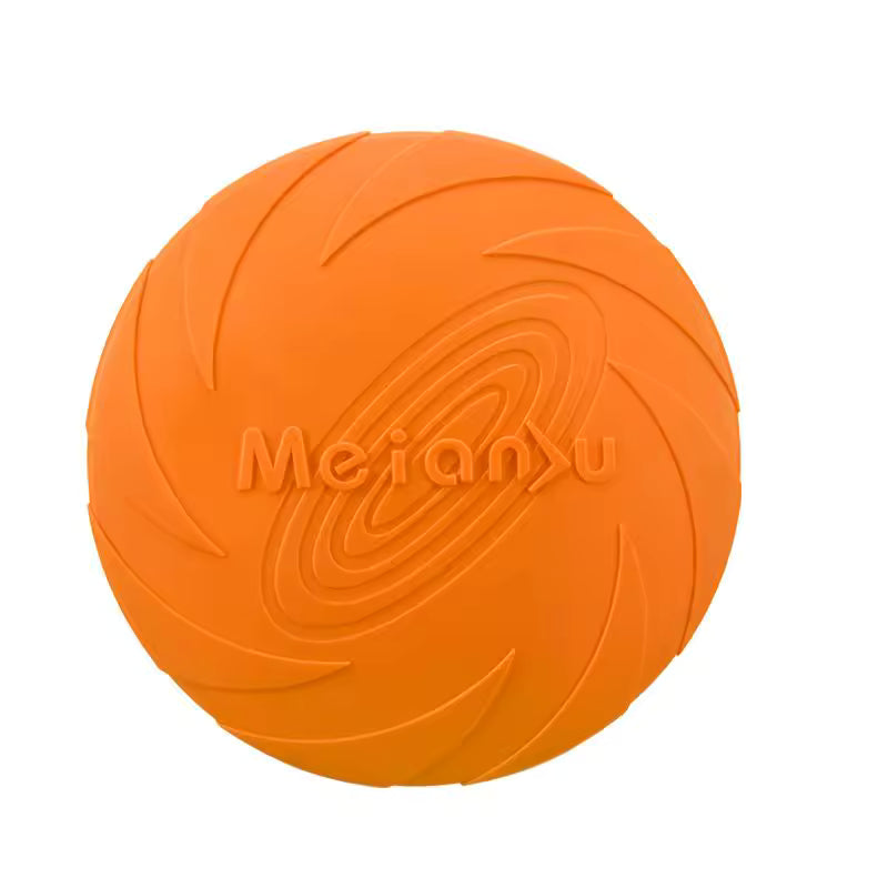 OUZEY Bite-Resistant Flying Disc for Dogs - Durable Outdoor Training Frisbee Toy