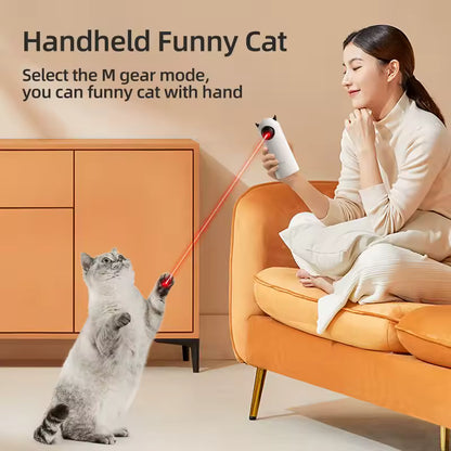 Smart Automatic Cat Laser Toy - Interactive LED Teasing Toy for Indoor Cats & Dogs"