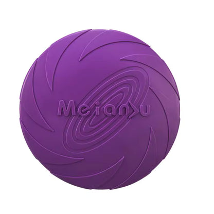 OUZEY Bite-Resistant Flying Disc for Dogs - Durable Outdoor Training Frisbee Toy