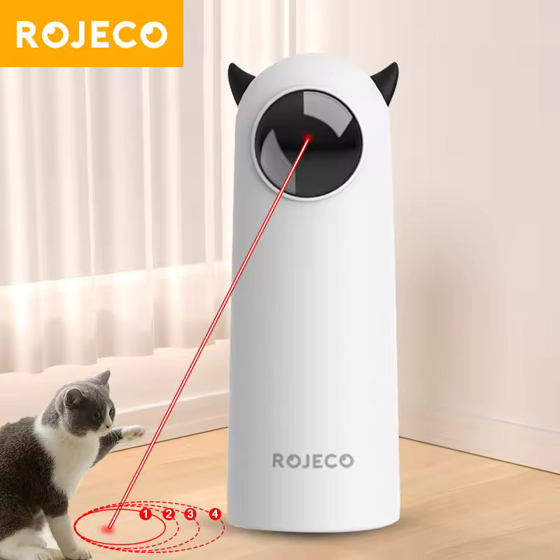 Smart Automatic Cat Laser Toy - Interactive LED Teasing Toy for Indoor Cats & Dogs"