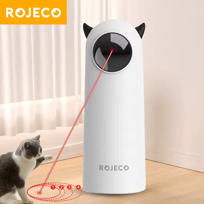 Smart Automatic Cat Laser Toy - Interactive LED Teasing Toy for Indoor Cats & Dogs"