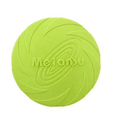 OUZEY Bite-Resistant Flying Disc for Dogs - Durable Outdoor Training Frisbee Toy
