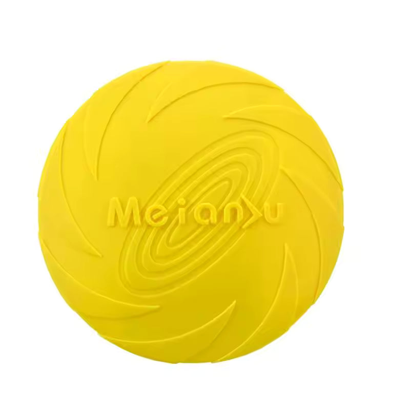 OUZEY Bite-Resistant Flying Disc for Dogs - Durable Outdoor Training Frisbee Toy