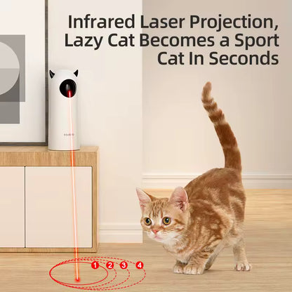 Smart Automatic Cat Laser Toy - Interactive LED Teasing Toy for Indoor Cats & Dogs"